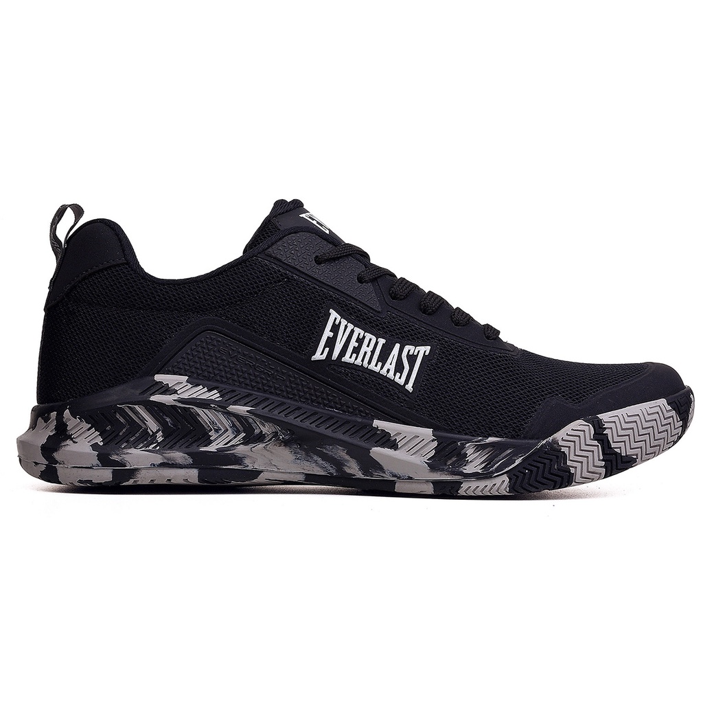 Tênis Everlast Range 2 - Unissex -Preto/Branco