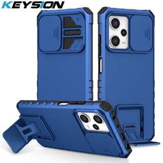 KEYSION Capa Da Armadura À Prova De Choque Para Xiaomi POCO X5 Pro 5G Proteção Lente Câmera Deslizante Do Telefone Ao em Oferta na Shopee