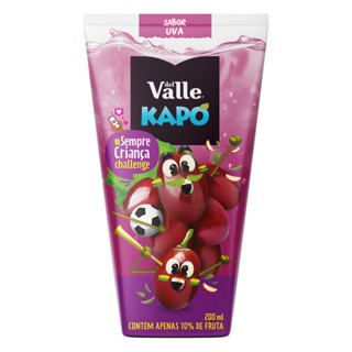 Refresco Adoçado Uva Del Valle Kapo Caixa 200ml