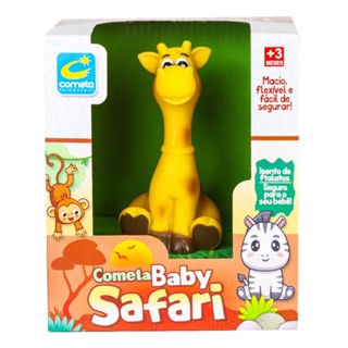 Boneco de Vinil Baby Safari Girafa - Cometa