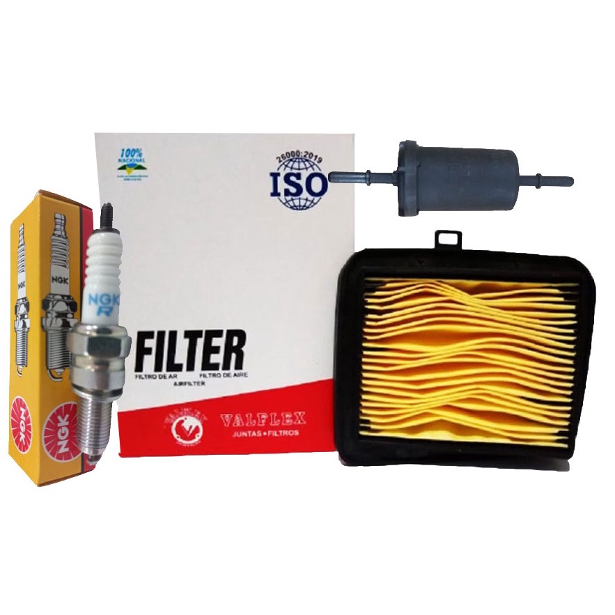 Vela E Filtros Da Cg 150 Fan 150 Titan 150/160 Start em Oferta na Shopee