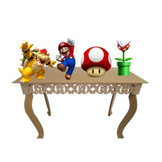 KIT 4 display de mesa SUPER MARIO BROS festa aniversario decoração