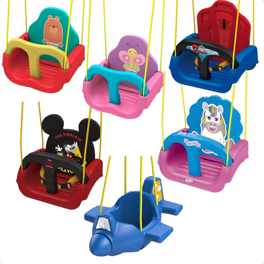 Balanço Infantil Vários Modelos Xalingo em Oferta na Shopee