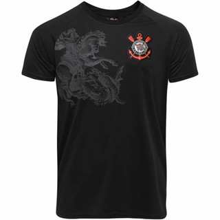 Camisa Corinthians São Jorge Preta Masculina