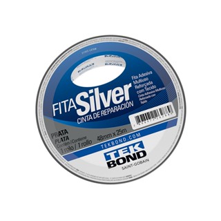 Fita silver prata 48mm x 25m - tekbond