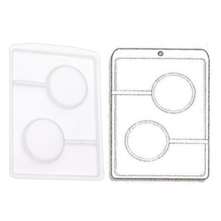 Forma de Acetato Pirulito Redondo 2  Mod. 3460  Crystal Rizzo Confeitaria em Oferta na Shopee