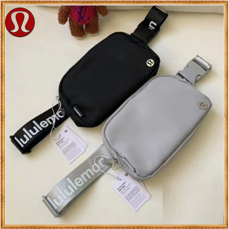Lulu New Fitness Cintura Alça De Ombro Design 1L Moda Esportes Ao Ar Livre Bolsa Armazenamento em Oferta na Shopee