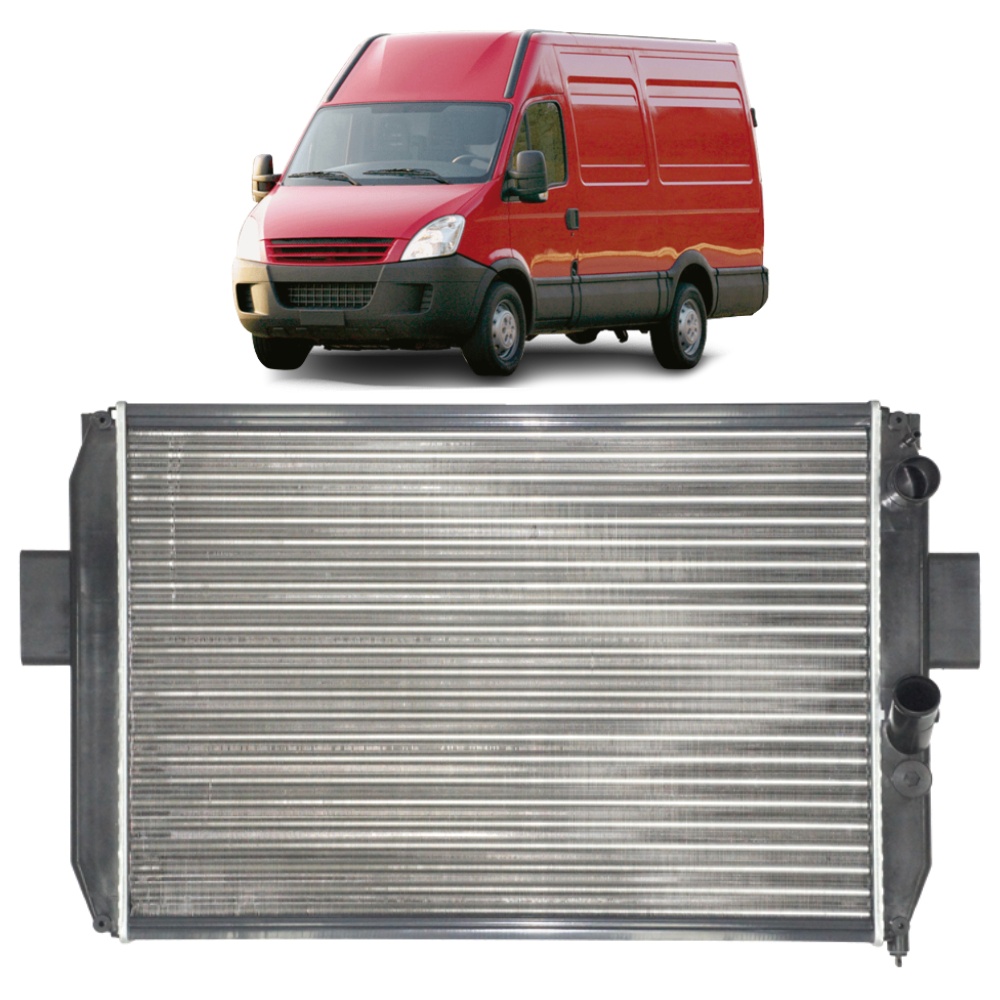 Radiador Arrefecimento Motor Automotivo Iveco Daily 01 A 07