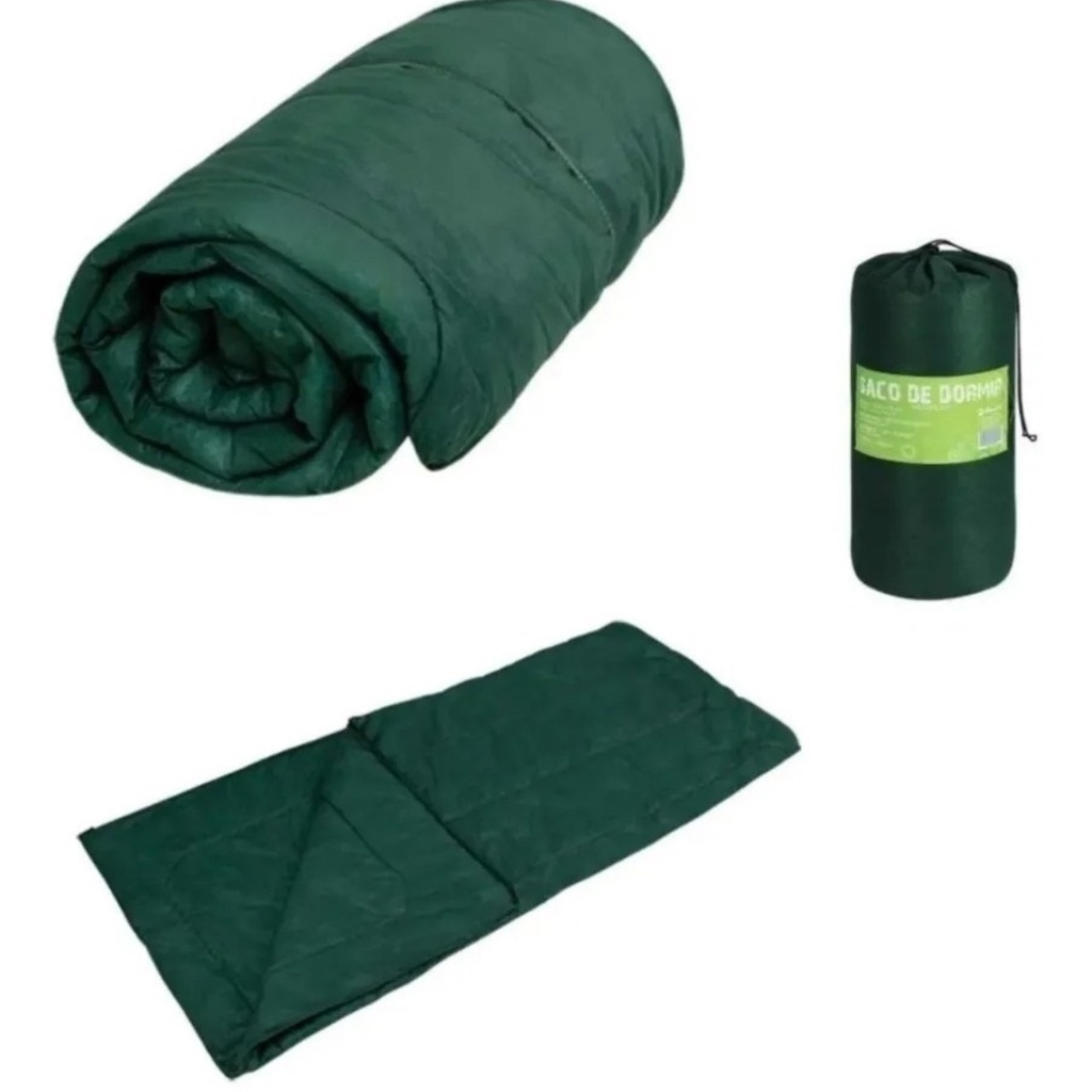 Saco De Dormir Solteiro Mor Proteção Térmica Para Temperaturas De Até 4°c Profissional Com Ziper em Oferta na Shopee