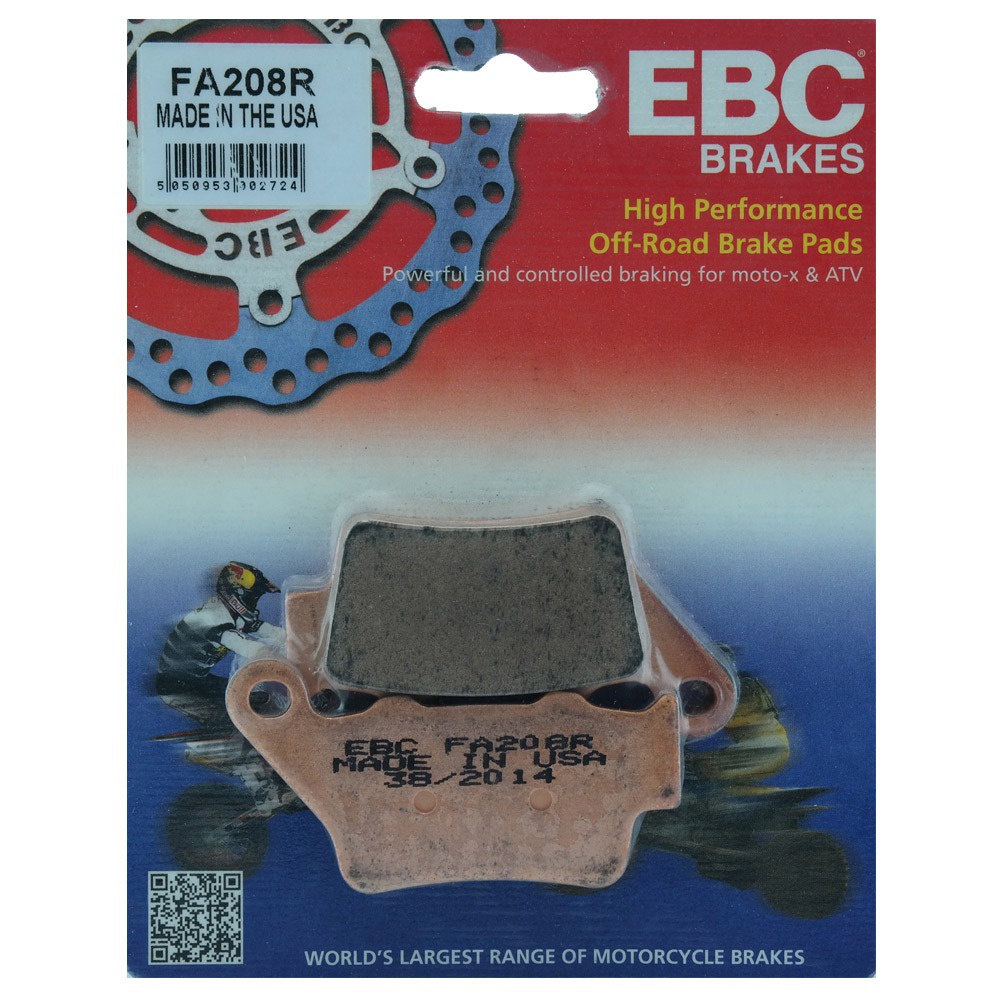 Pastilha Freio EBC FA208R BMW F 650 GS / F800 GS 2009 (T) BMWS1000 RR 2010 (T) Ducati SPORT1000 07/09 (T) KTM690 ATE 2010(T)