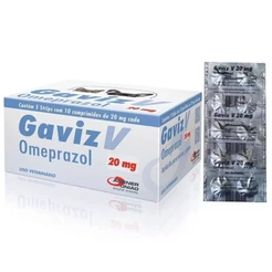 Gaviz V 20 mg Antiácido Omeprazol Caixa 50 Comprimidos
