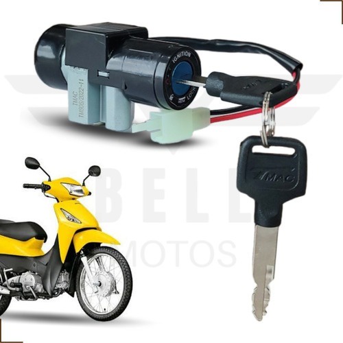Chave de Ignição Contato Moto HONDA BIZ 125 KS - Ano 2006 2007 2008