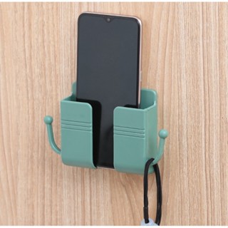 Suporte Organizador Parede Adesivo Multiuso Com 2 Ganchos Chaves Para Celular Controle Remoto