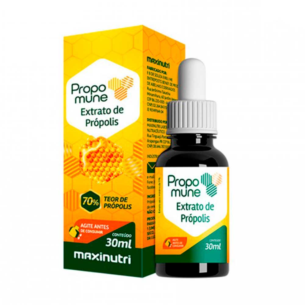 Propomune Extrato De Própolis 30Ml Concentrado 70% Maxinutri