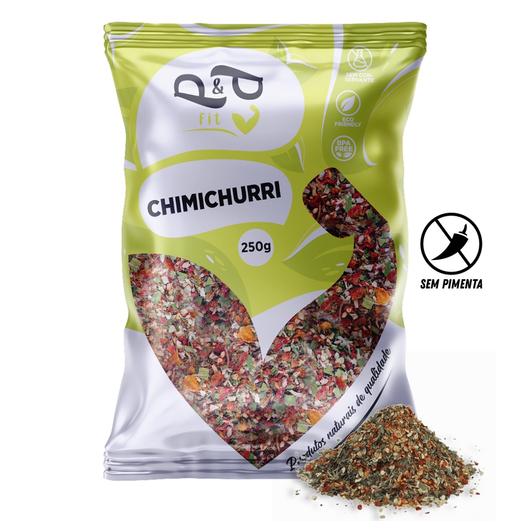 Tempero Chimichurri Sem Pimenta 250g - P&P