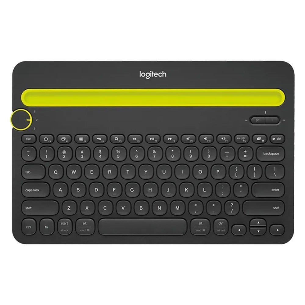 Teclado Logitech sem fio Bluetooth Multi Dispositvos K480