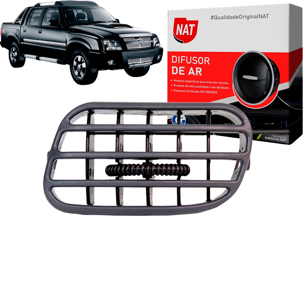 Difusor Saida De Ar Chevrolet S10 E Blazer 2001 Até 2011 em Oferta na Shopee