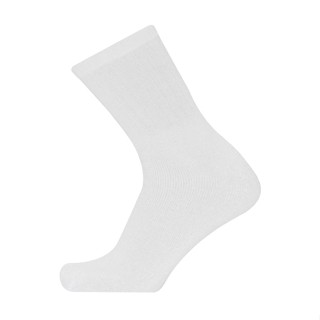 Meia M10 Cano Médio Algodão Branco - QLC SPORT