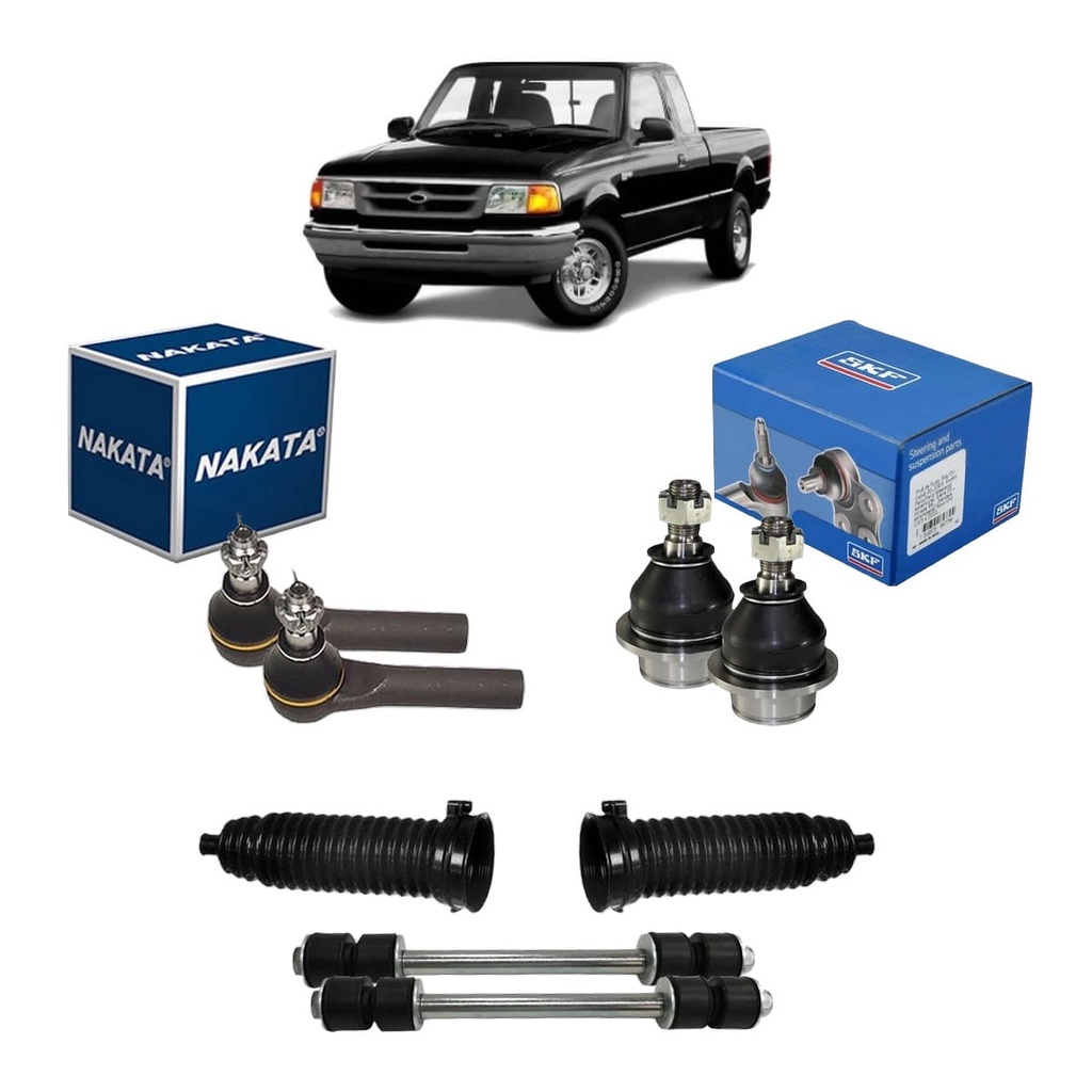 Kit Pivô Ranger 2002 Bieleta Coifa Terminal Ponteira Direção