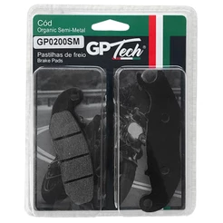 Pastilha Freio GP TECH 0200SM (D) XTZ 150 Crosser / Tenere 250 2016- / PCX 2019- ABS