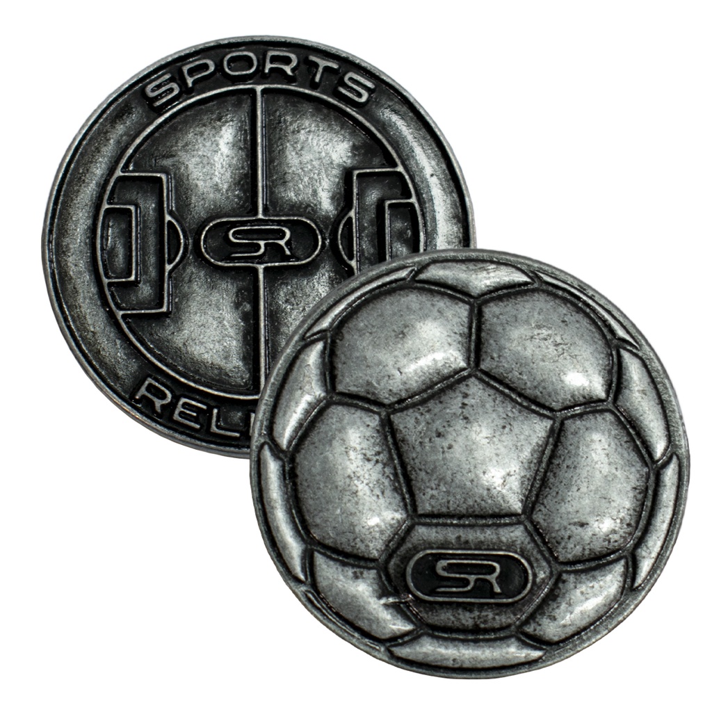 Moeda Árbitro Futebol Toss Profissional Cara ou Coroa - S.R. em Oferta na Shopee
