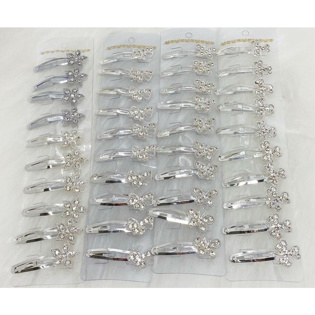 Kit de 10 Tic Tac com Detalhes Desenho com strass/ Bico de pato com Detalhes Desenho com strass em Oferta na Shopee