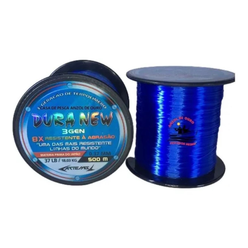 Linha Duranew Duranium 8x 0,45mm 500m 45lb Monofilamento