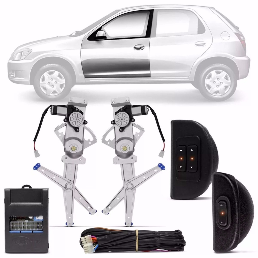 Kit De Vidro Eletrico Celta 4 Portas Dianteiro Sensorizado