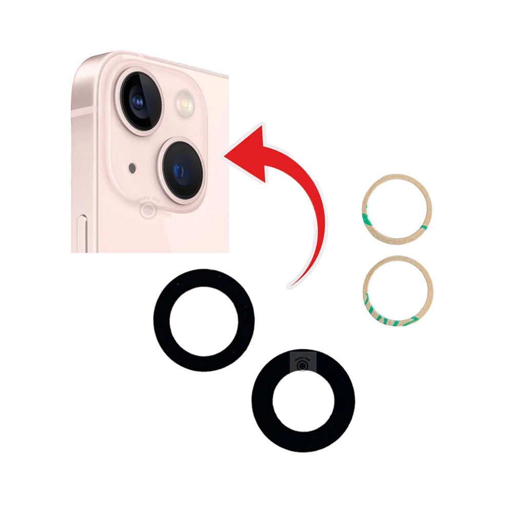 Lente Vidro Camera Traseira - Para iPhone 13 em Oferta na Shopee