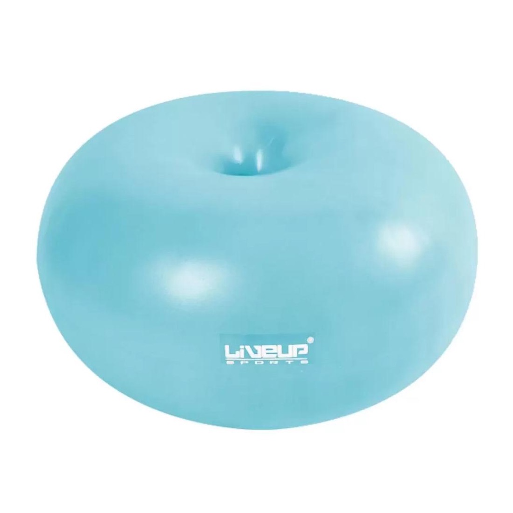 Bola Pilates Yoga Donut Com Bomba Fisioterapia 45cm Liveup