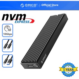 ORICO Gabinete SSD M.2 NVMe, USB 3.1 Gen 2 (10 Gbps) para NVMe PCI-E M.2 SSD Case Suporte UASP para SSD NVMe Tamanho 2230/2242/2260/2280 (M2PV)