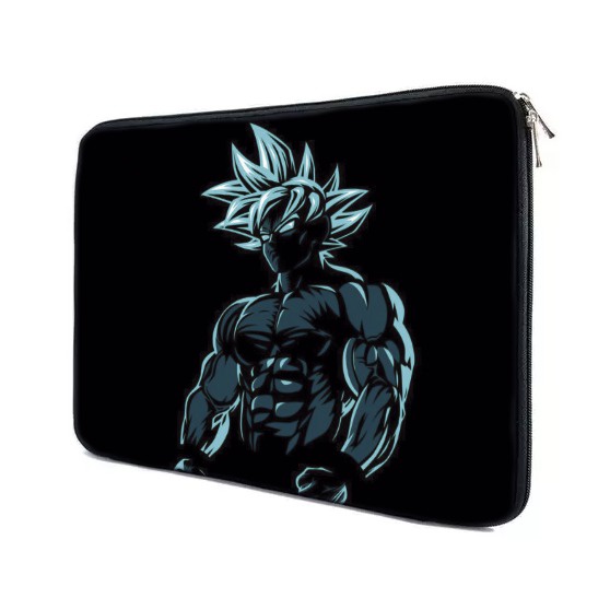 Capa Case Notebook 15.6 Personalizado Sayajin neon fundo preto