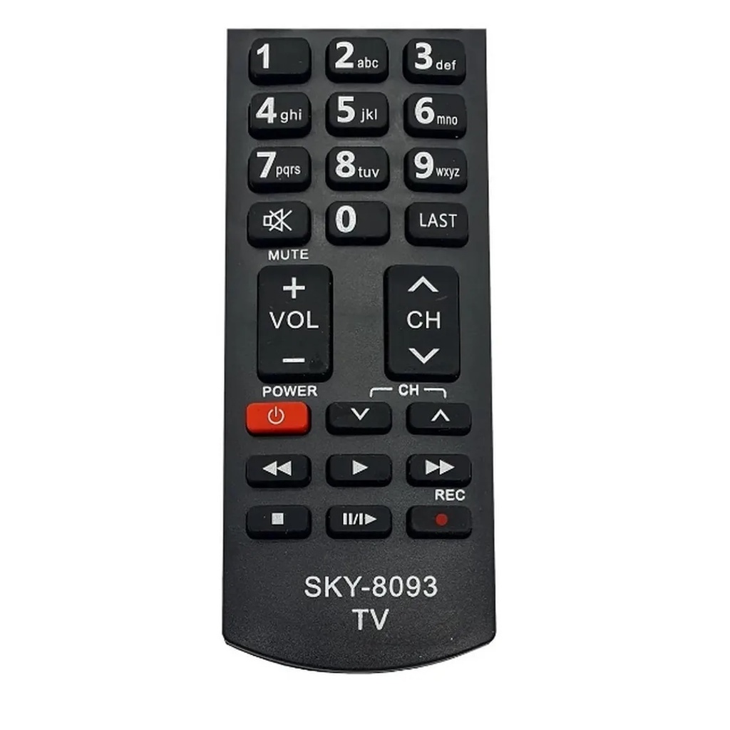 Controle Remoto Compativel Com Tv Panasonic Tnq2b5001 Tc-l42et5b Televisão 8093