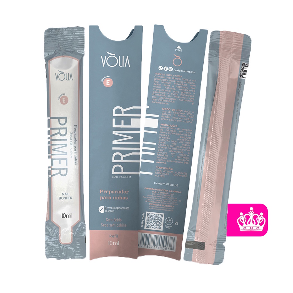 Refil Sachê Primer Adesivador 10ml - Vòlia
