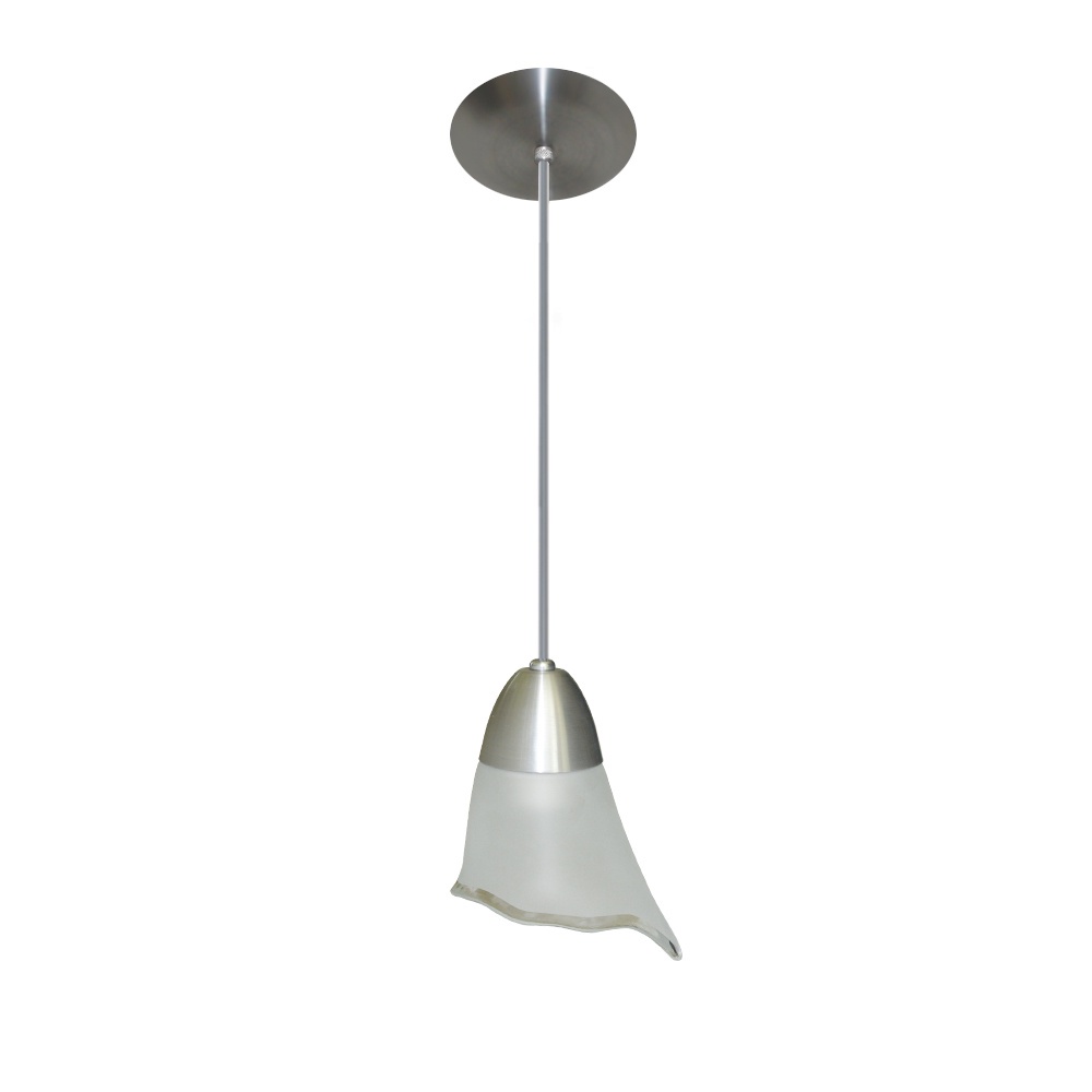 Luminária Pendente De Vidro Estilo Colonial - Modelo Tulipa Flor De Teto
