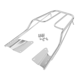 Bagageiro Sansão Churrasqueira Cromo Forte Para Moto Titan 160 2016 2017 2018 2019 2020 2021 2022 2023