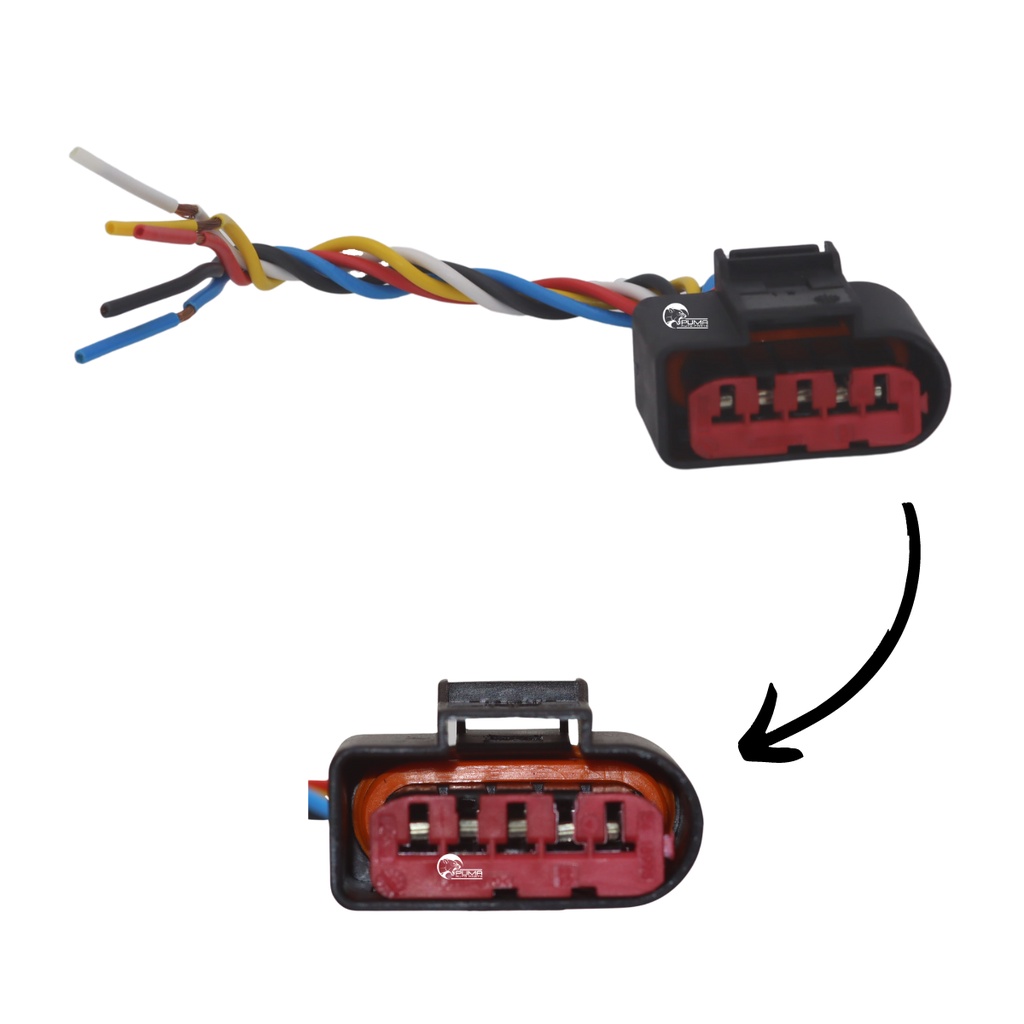Conector Chicote Do Fluxo Ar Maf Audi A3 A4 A6 Tt 1.8 1.8t