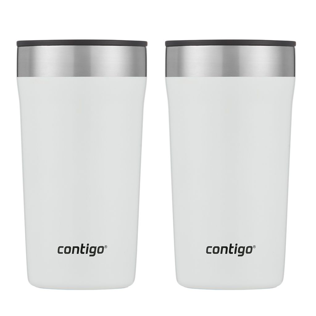 Kit com 2 Copos Térmicos Street 473ml Branco Contigo em Oferta na Shopee