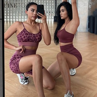 FINETOO Calça Esportiva Modelador De Corpo De Soutien Sem Costura Leggings Completo Seu Visual Com Nossos Conjuntos Individuais