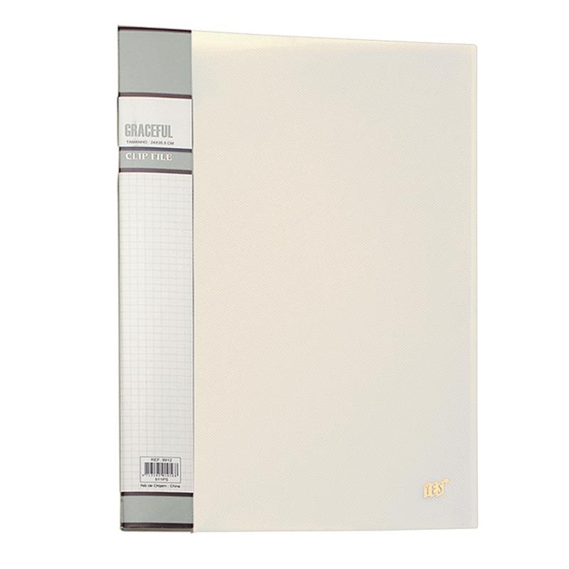 Pasta com grampo mola transparente ofício cristal 911PS Yes em Oferta na Shopee