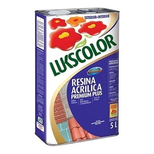 Resina Acrílica Premium Lukscolor 5lt Pedra Telha Ardosia em Oferta na Shopee