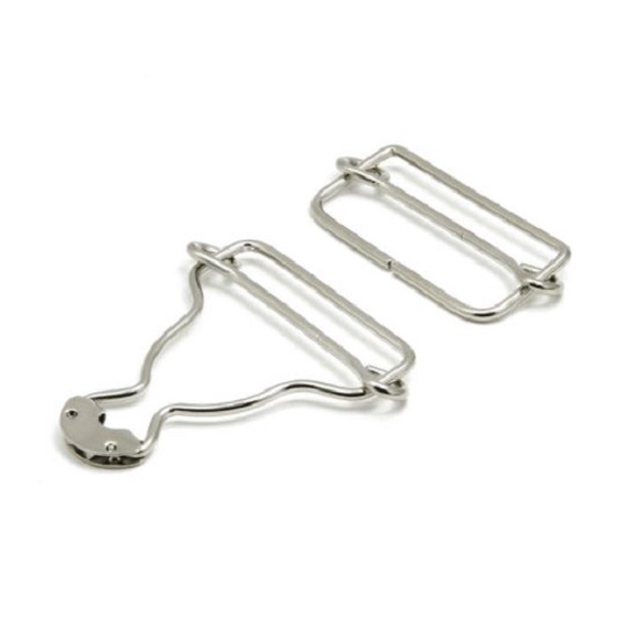 10 Pecas Fivela Jardineira 40 Ferro Niquelada