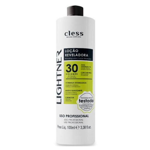 Água Oxigenada Lightner 30 volumes 100ml - Cless