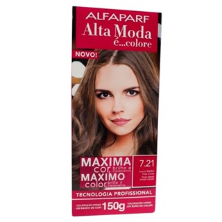 Tintura Alta Moda Louro Médio Irisé Cinza 7.21