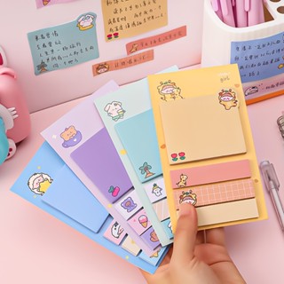 80 Folhas/Set Cartoon Animais De Desenho Animado Autocolante Notas Adesivas Memo Pad Planner Sticker Cute Stationery Gift