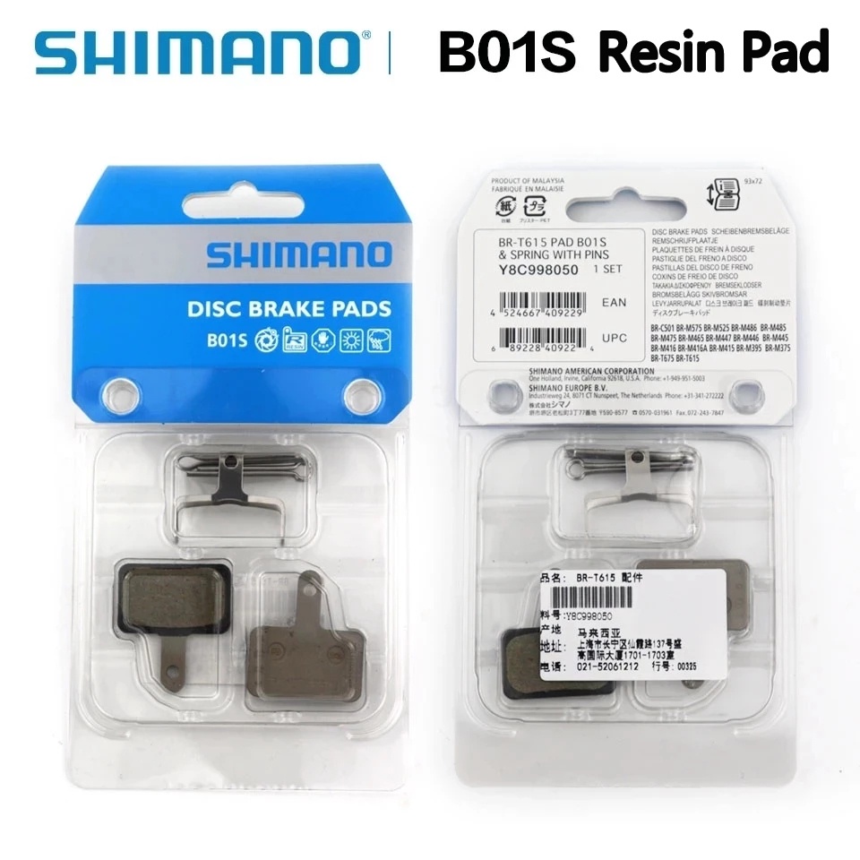 1/2/4 Pares B01S Pastilhas De Freio A Disco De Resina Para Shimano MT200 M355 M395 M396 M416 M445 M446 M447 M465 M475