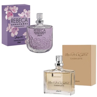 Apresentamos o Kit Jequiti - Perfumes Femininos Originais: Rebeca Abravanel Romance + Claudia Leitte - Colônia 25ml