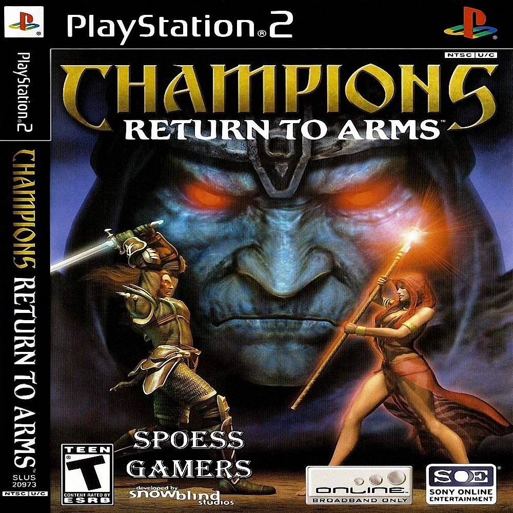 Champions Ps2 Return To Arms Patch Rpg / Ação