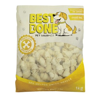 Osso Nó 2/3 com 1kg Petisco para Cachorros - Best Bone