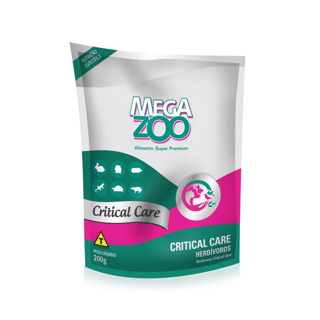 Suplemento Para Animais Herbívoros Critical Care Megazoo 200g